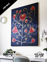 Load image into Gallery viewer, Love in Abundance (Navy) Painting