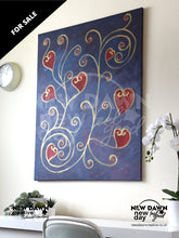 Load image into Gallery viewer, Love in Abundance (Purple) Painting
