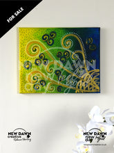 Load image into Gallery viewer, Peacock Swirls Painting