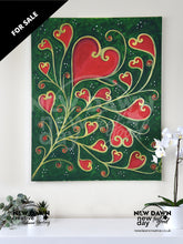 Load image into Gallery viewer, Love in Abundance (Green) Painting
