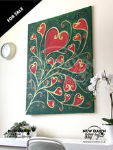 Load image into Gallery viewer, Love in Abundance (Green) Painting