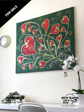 Load image into Gallery viewer, Love in Abundance (Green) Painting