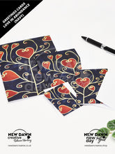 Load image into Gallery viewer, Love in Abundance (Navy) Greetings Cards Multi-pack