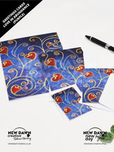 Load image into Gallery viewer, Love in Abundance (Purple) Greetings Cards Multi-pack