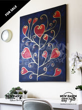 Load image into Gallery viewer, Love in Abundance (Navy) Painting
