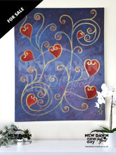Load image into Gallery viewer, Love in Abundance (Purple) Painting

