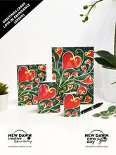 Load image into Gallery viewer, Love in Abundance (Green) Greetings Cards Multi-pack
