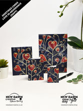 Load image into Gallery viewer, Love in Abundance (Navy) Greetings Cards Multi-pack
