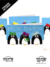 Load image into Gallery viewer, Penguins Christmas Greetings Cards
